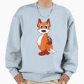 Fox American Football Sweatshirt - Aesthetic Graphic for Adults - T-Shirt, Sweatshirt, Hoodie
