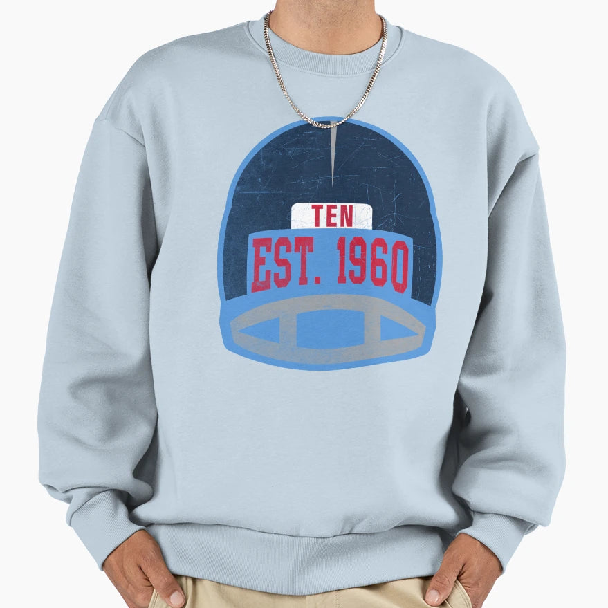 Tennessee Throwback Football Helmet Sweatshirt - Unique Graphic Unisex - T-Shirt, Sweatshirt, Hoodie