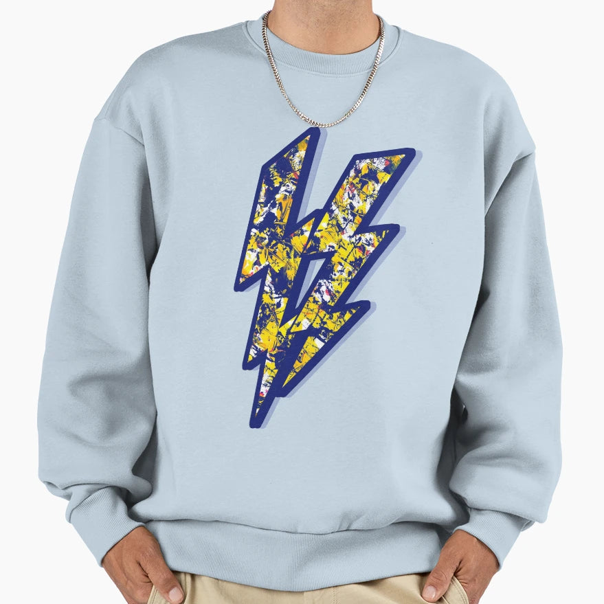 Graffiti 2 Blue Sweatshirt - Aesthetic Graphic for Adults - T-Shirt, Sweatshirt, Hoodie