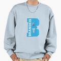 Bright Blue Brandeis Logo Sweatshirt - Aesthetic Graphic for Adults - T-Shirt, Sweatshirt, Hoodie