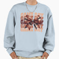 Distressed Game Day Football Bow Sweatshirt - Casual Everyday Wear Unisex - T-Shirt, Sweatshirt, Hoodie