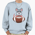 Mouse American Football Sweatshirt - Casual Everyday Wear Men Women - T-Shirt, Sweatshirt, Hoodie