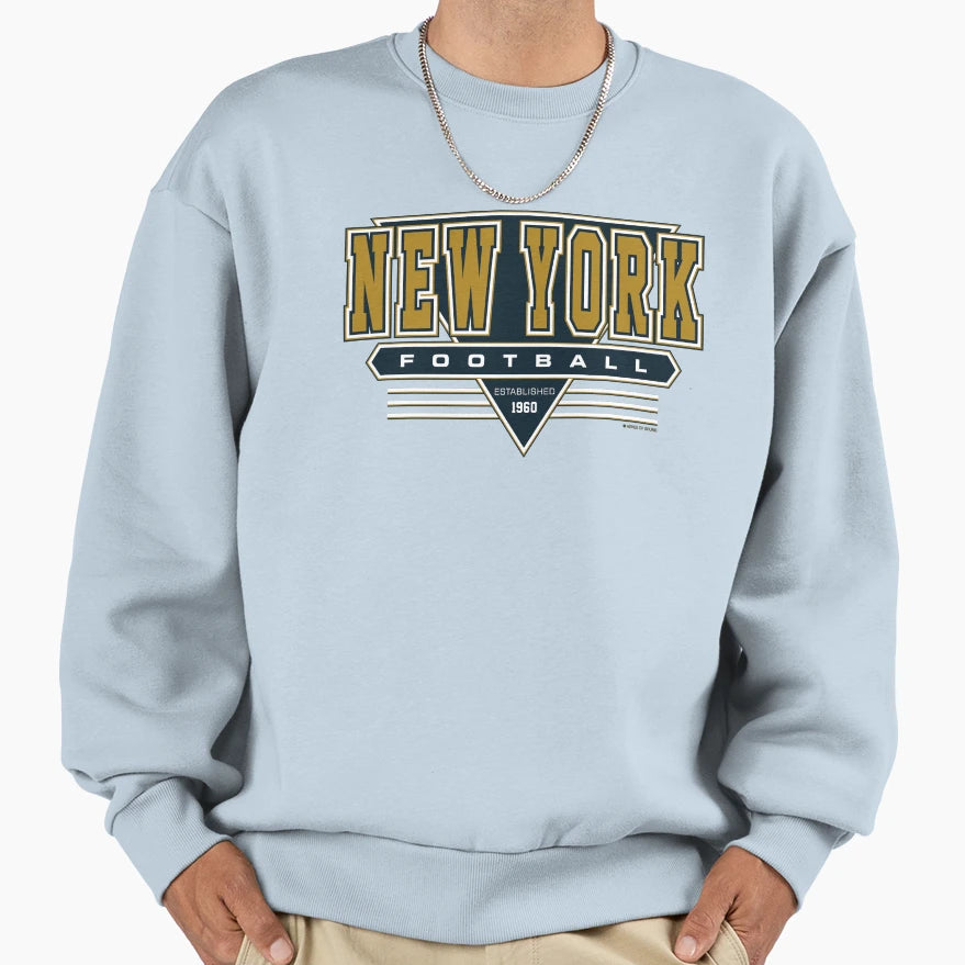 New York Jersey Football Jets Sweatshirt - Fun Novelty Design for Adults - T-Shirt, Sweatshirt, Hoodie