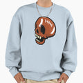 American Football Ball Skull Face Sweatshirt - Minimalist Print Men Women - T-Shirt, Sweatshirt, Hoodie