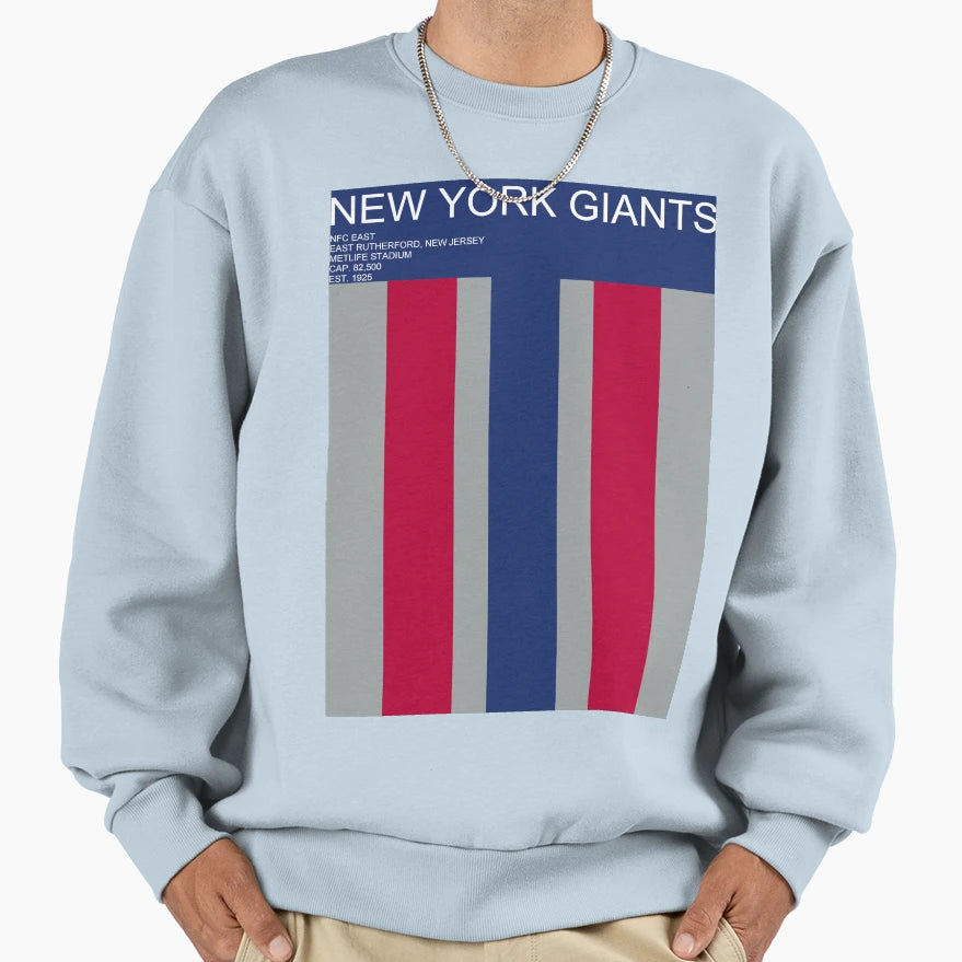 Giants Geometric Minimal Sweatshirt - Novelty Apparel Men Women - T-Shirt, Sweatshirt, Hoodie
