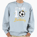 Its My 10Th Birthday Soccer Ten Year Sweatshirt - Custom Art Print Unisex - T-Shirt, Sweatshirt, Hoodie