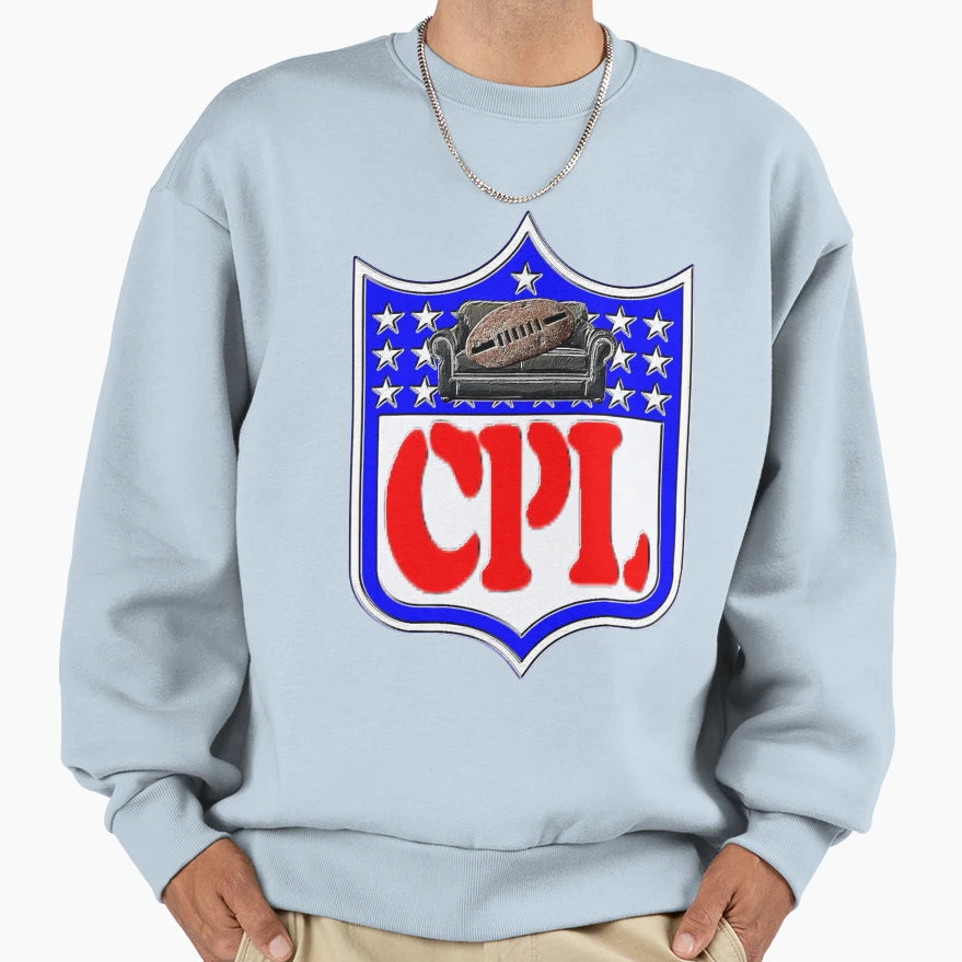 Couch Potato League Sweatshirt - Casual Everyday Wear for Adults - T-Shirt, Sweatshirt, Hoodie