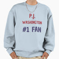 P J Washington 1 Fan Sweatshirt - Novelty Apparel for Adults - T-Shirt, Sweatshirt, Hoodie