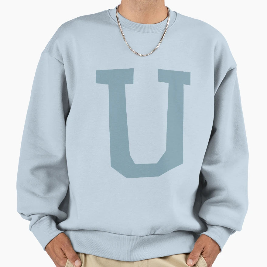 Alphabetical U Sweatshirt - Fun Novelty Design for Adults - T-Shirt, Sweatshirt, Hoodie
