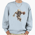 Skeleton Football Player Skeleton Sweatshirt - Minimalist Print for Adults - T-Shirt, Sweatshirt, Hoodie