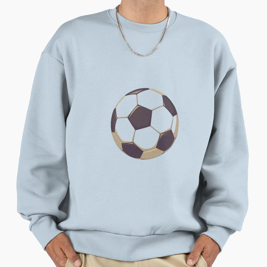 Soccer Ball Sweatshirt - Trendy Graphic for Adults - T-Shirt, Sweatshirt, Hoodie