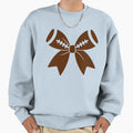 Football Cheer Bow Sweatshirt - Graphic Print Men Women - T-Shirt, Sweatshirt, Hoodie