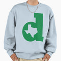 Lowercase D Green Sweatshirt - Custom Art Print for Adults - T-Shirt, Sweatshirt, Hoodie