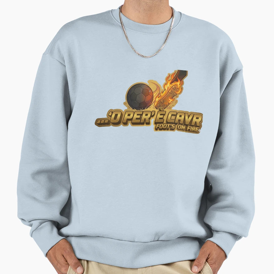 Foots Fire Aura Missed Goal Sweatshirt - Custom Art Print Unisex - T-Shirt, Sweatshirt, Hoodie
