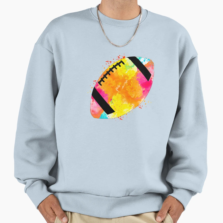 American Football Sport Ball Sport Sweatshirt - Minimalist Print Unisex - T-Shirt, Sweatshirt, Hoodie