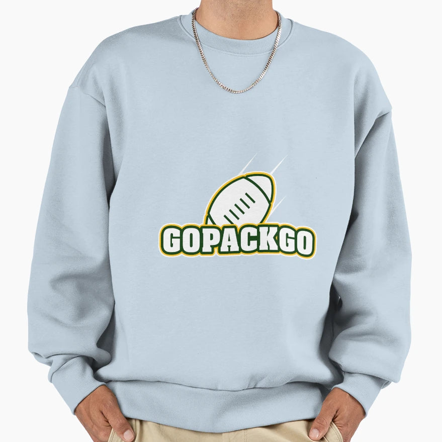 Go Pack Go Sweatshirt - Minimalist Print Men Women - T-Shirt, Sweatshirt, Hoodie