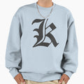 K Old English Lettering K Sweatshirt - Unique Graphic Unisex - T-Shirt, Sweatshirt, Hoodie