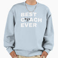 Best Coach Ever Powerlifting White Sweatshirt - Novelty Apparel for Adults - T-Shirt, Sweatshirt, Hoodie