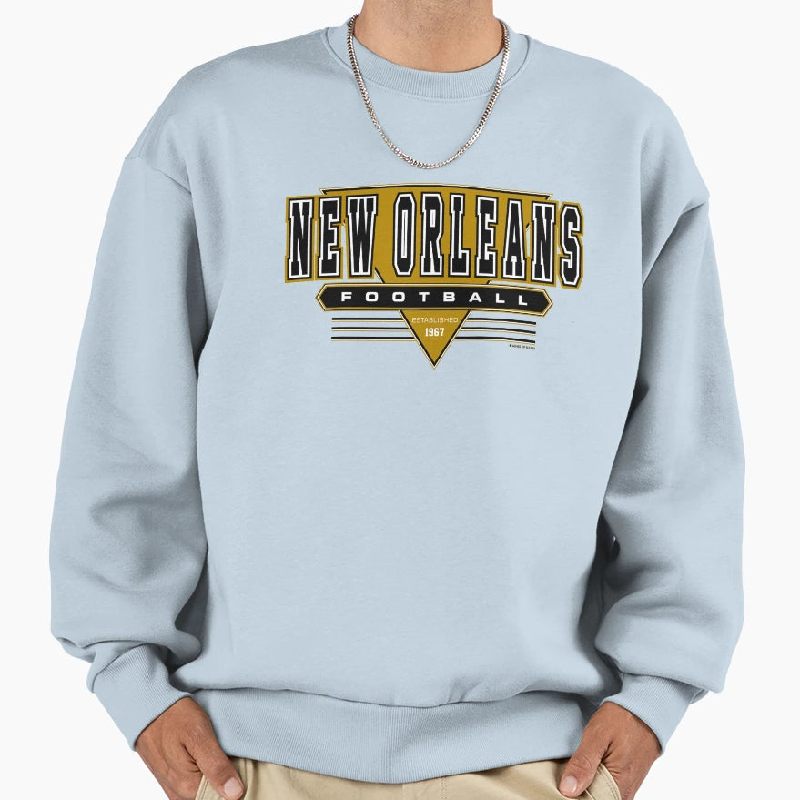 New Orleans Football Saints Sweatshirt - Custom Art Print Men Women - T-Shirt, Sweatshirt, Hoodie
