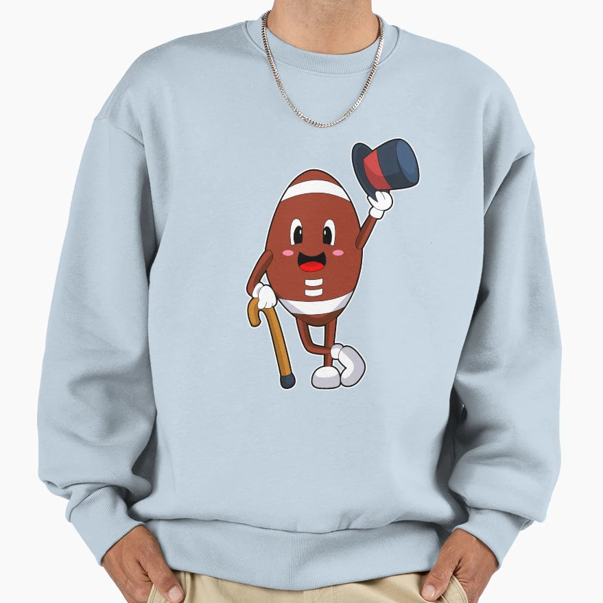 Gentleman Football Sports Sweatshirt - Novelty Apparel for Adults - T-Shirt, Sweatshirt, Hoodie
