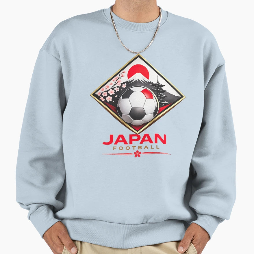 Japan Football Ultra Modern Sweatshirt - Novelty Apparel for Adults - T-Shirt, Sweatshirt, Hoodie