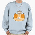 Football Cat Face Sweatshirt - Unique Graphic Men Women - T-Shirt, Sweatshirt, Hoodie