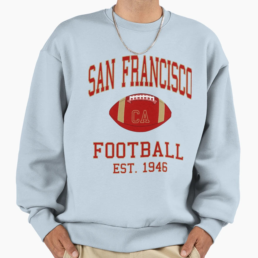 Art San Francisco 49Ers Sweatshirt - Aesthetic Graphic for Adults - T-Shirt, Sweatshirt, Hoodie