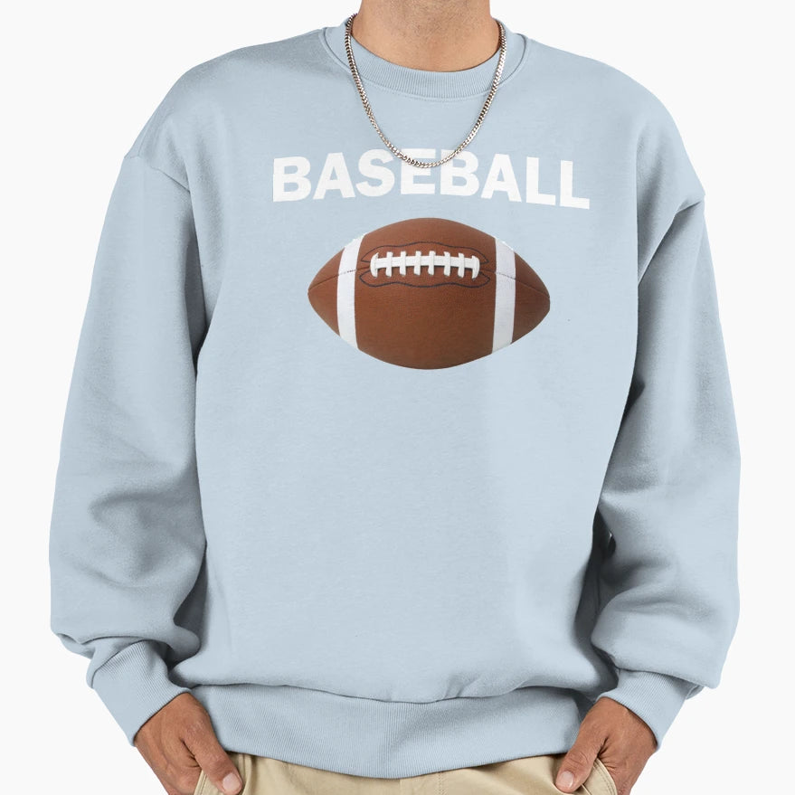 Baseball Football T-Shirt - Novelty Apparel Unisex - T-Shirt, Sweatshirt, Hoodie