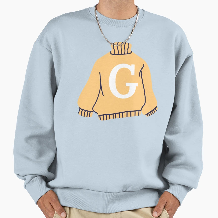 Letter Sweatshirt - Graphic Print for Adults - T-Shirt, Sweatshirt, Hoodie