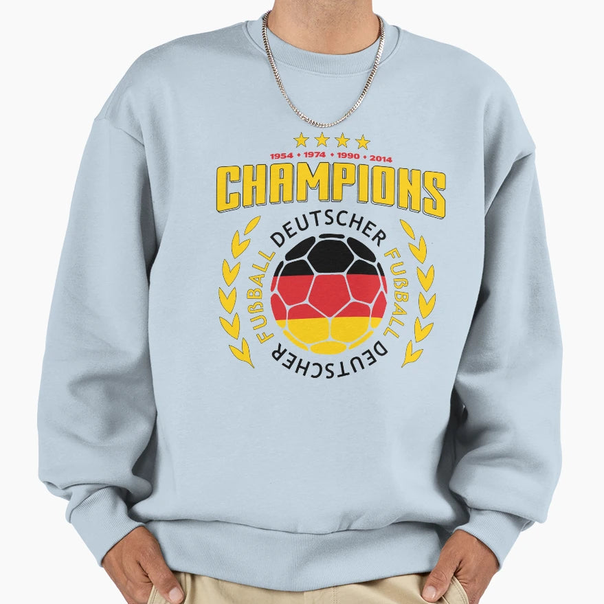 Germany World Football Sweatshirt - Casual Everyday Wear Men Women - T-Shirt, Sweatshirt, Hoodie
