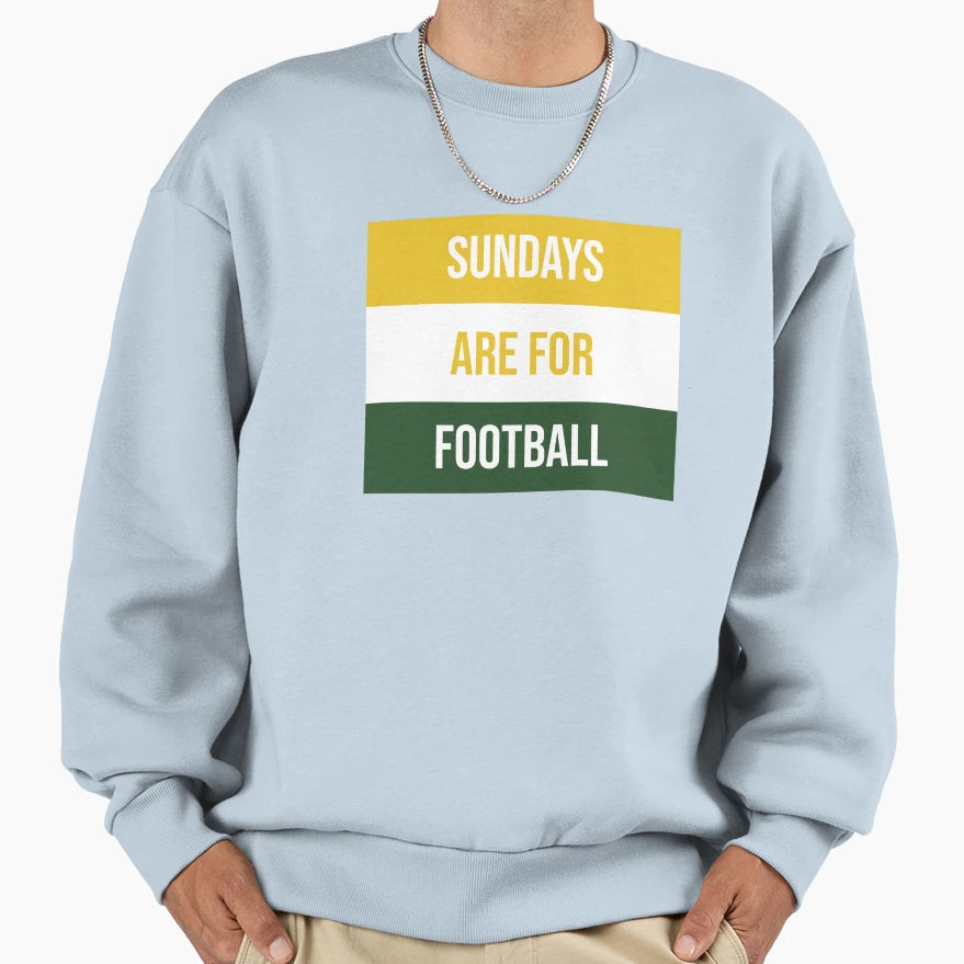 Sundays Are Football Sweatshirt - Custom Art Print Unisex - T-Shirt, Sweatshirt, Hoodie