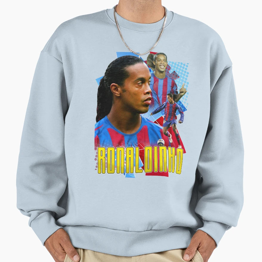 Ronaldinho Sweatshirt - Trendy Graphic Men Women - T-Shirt, Sweatshirt, Hoodie