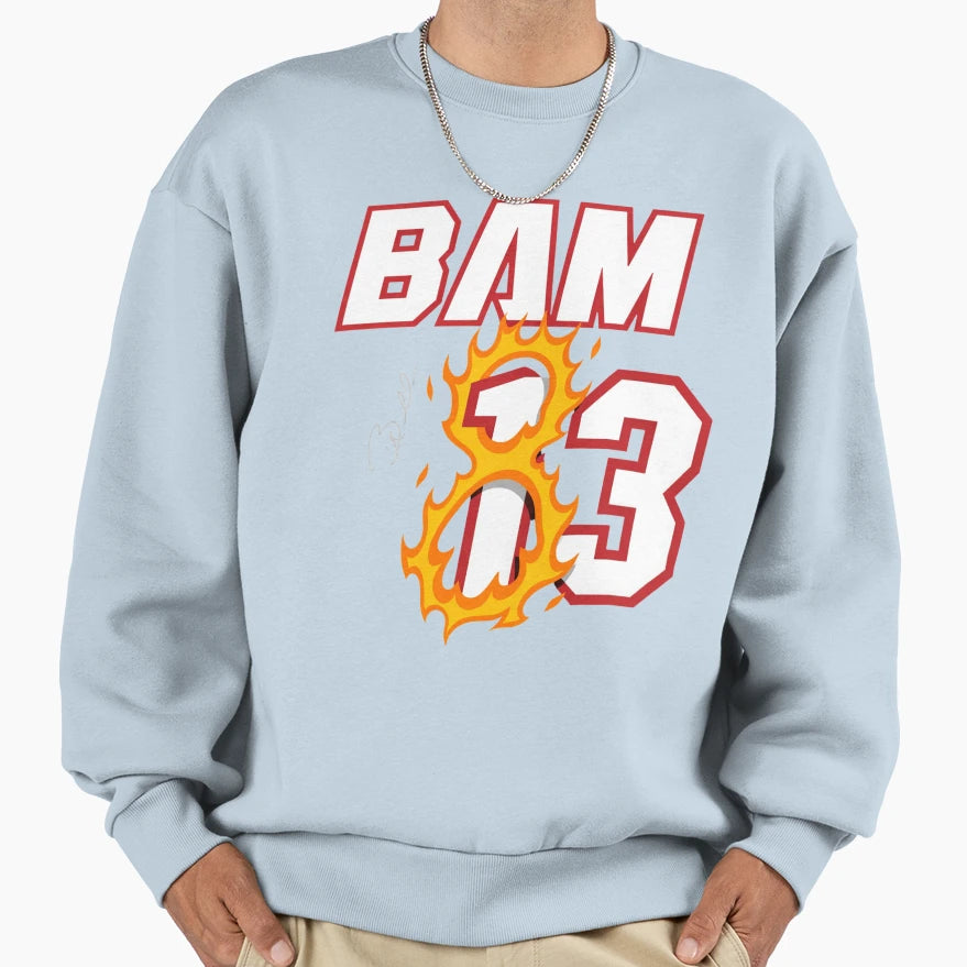 Bam Adebayo 83 Points Historic Sweatshirt - Custom Art Print for Adults - T-Shirt, Sweatshirt, Hoodie
