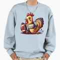 Thanksgiving Football Turkey Sweatshirt - Minimalist Print Men Women - T-Shirt, Sweatshirt, Hoodie