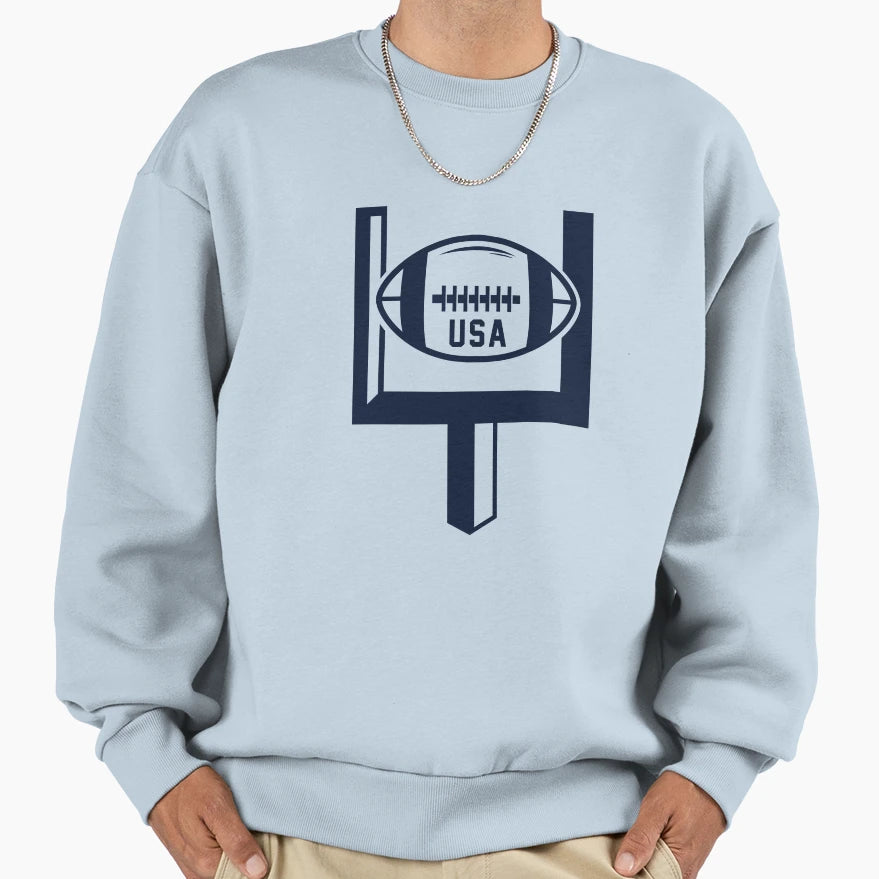 Usa Football Sweatshirt - Unique Graphic for Adults - T-Shirt, Sweatshirt, Hoodie