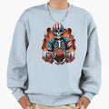 Zombie American Football Player Sweatshirt - Unique Graphic for Adults - T-Shirt, Sweatshirt, Hoodie