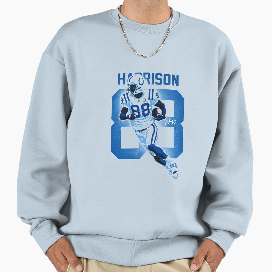 Marvin Harrison Indianapolis 88 Sweatshirt - Custom Art Print for Adults - T-Shirt, Sweatshirt, Hoodie
