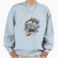 Foot Ball Player Lightning Attack Leader Sweatshirt - Graphic Print Unisex - T-Shirt, Sweatshirt, Hoodie