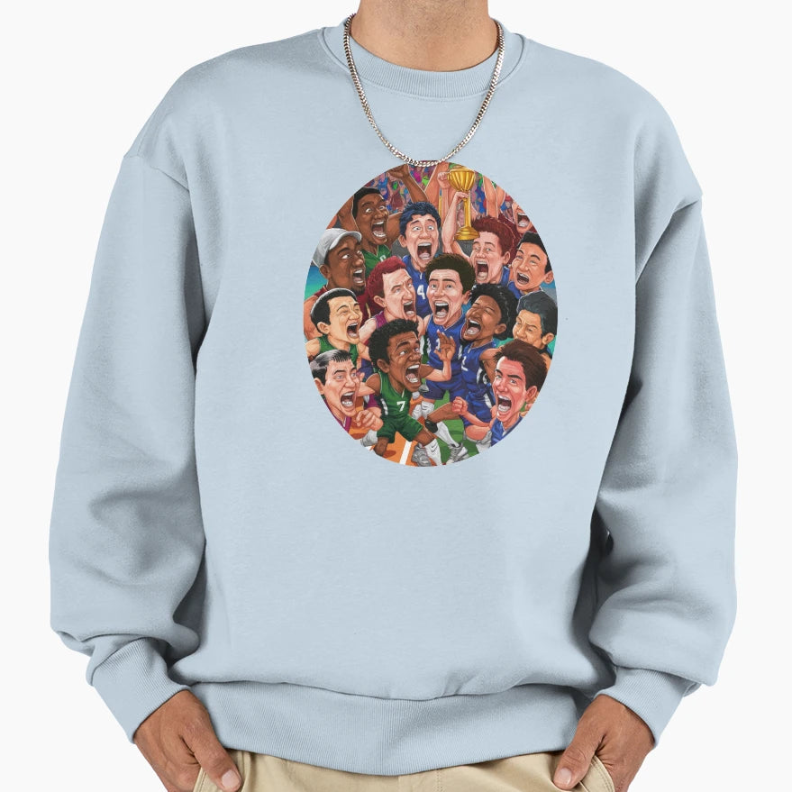 Volleyball Team Spirit Sweatshirt - Custom Art Print Men Women - T-Shirt, Sweatshirt, Hoodie