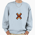 Fire Cross Black Background Sweatshirt - Fun Novelty Design Unisex - T-Shirt, Sweatshirt, Hoodie