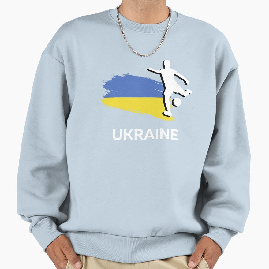 Ukraine Football Sweatshirt - Fun Novelty Design Men Women - T-Shirt, Sweatshirt, Hoodie