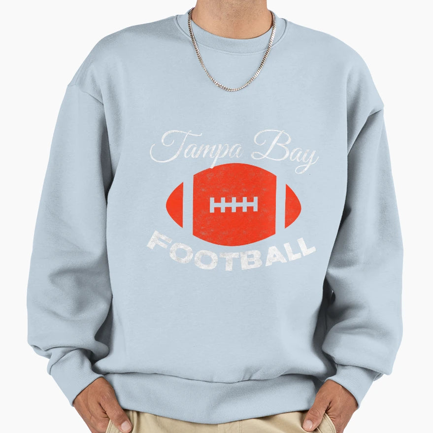 Tampa Bay Football Distressed Sweatshirt - Trendy Graphic Men Women - T-Shirt, Sweatshirt, Hoodie