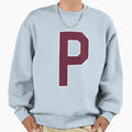 Letter P Bold Collegiate Font Sweatshirt - Fun Novelty Design Men Women - T-Shirt, Sweatshirt, Hoodie