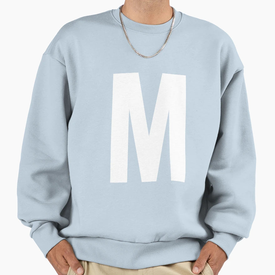 Copy M Letter Abc Letter M Sweatshirt - Custom Art Print for Adults - T-Shirt, Sweatshirt, Hoodie