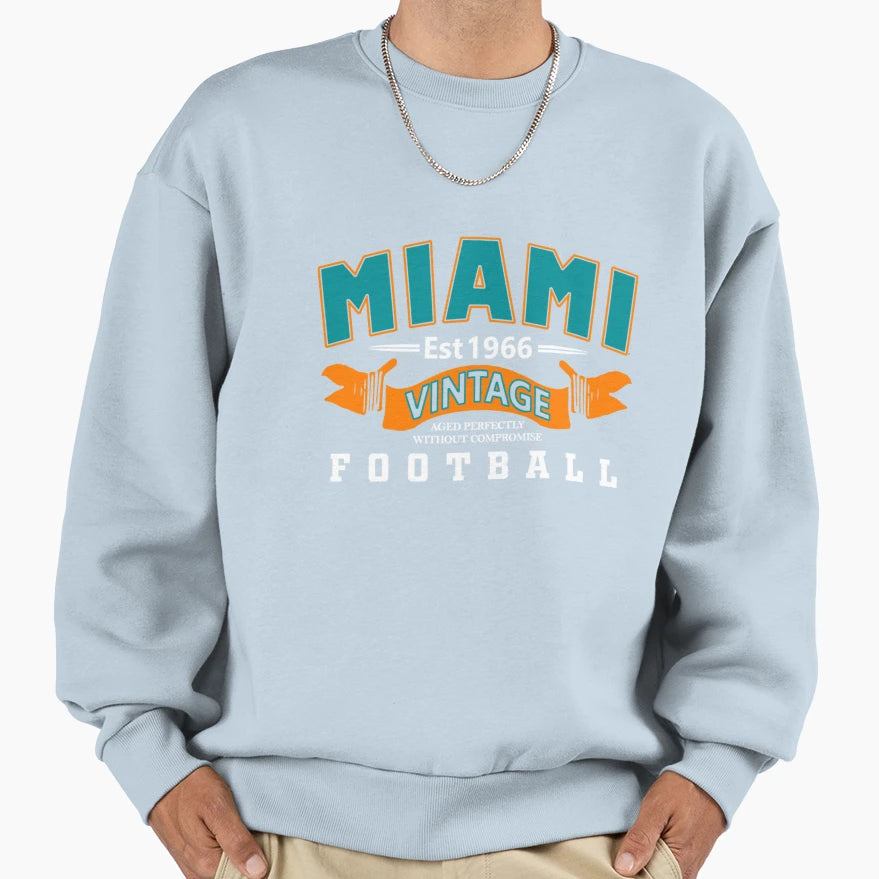 Miami Pro Football 1966 Sweatshirt - Casual Everyday Wear for Adults - T-Shirt, Sweatshirt, Hoodie