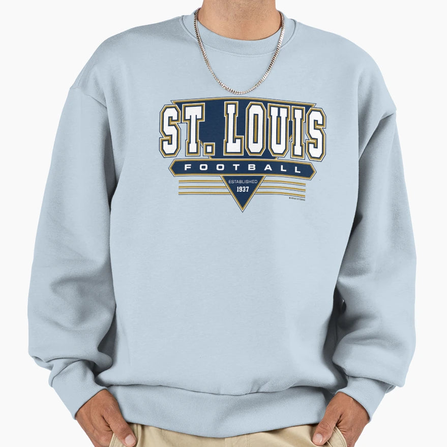 St Louis Los Angeles Football Rams Sweatshirt - Custom Art Print Men Women - T-Shirt, Sweatshirt, Hoodie