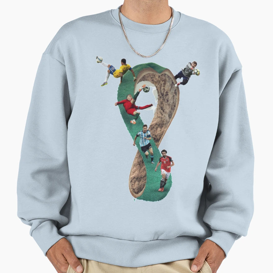 Players World Cup Sweatshirt - Fun Novelty Design for Adults - T-Shirt, Sweatshirt, Hoodie
