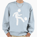Copy Football Soccer Kickball Sweatshirt - Minimalist Print for Adults - T-Shirt, Sweatshirt, Hoodie