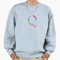 Monogram Q Tie Dye Sweatshirt - Fun Novelty Design Men Women - T-Shirt, Sweatshirt, Hoodie