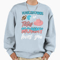 Touchdown Or Tutus Mommy Loves Sweatshirt - Aesthetic Graphic for Adults - T-Shirt, Sweatshirt, Hoodie